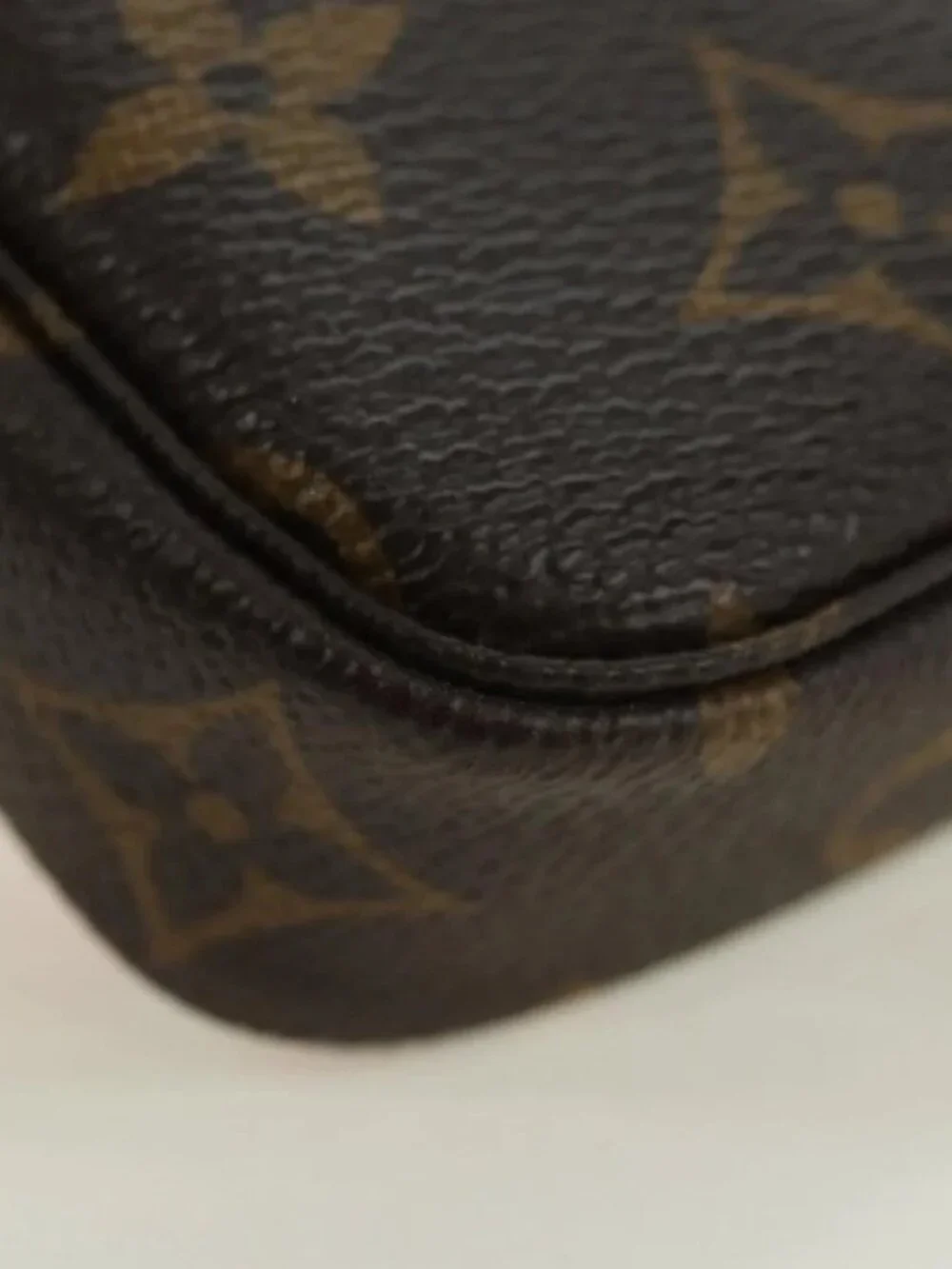 LOUIS VUITTON Monogram Mini Pochette Accessoires Pouch M62141 LV Auth 179815M